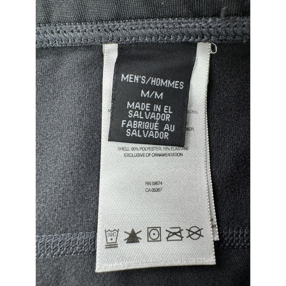 Mountain Hardwear Pants Mens Medium Gray Softshell Track Running Zip Pockets - Picture 3 of 12